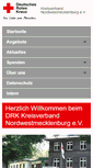 Mobile Screenshot of drk-nwm.de